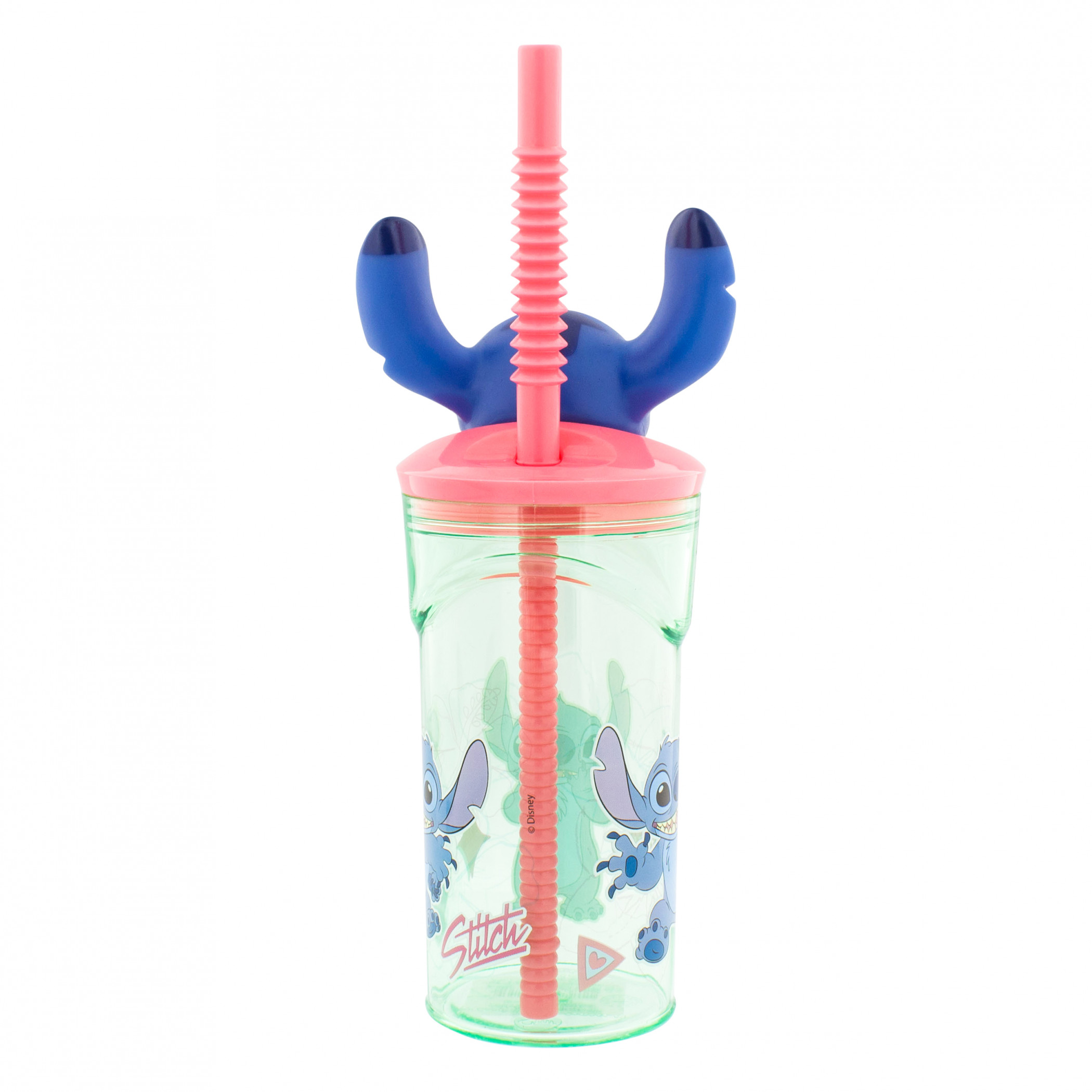 Lilo & Stitch 3D Stitch Straw Tumbler